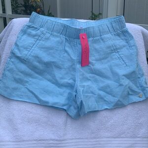 Lilly Pulitzer linen shorts M NWT~